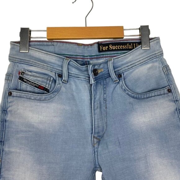 Diesel 1978 Womens Blue Light Wash Zatiny Denim Stretch Jeans 008D8 Estimate 27 - Picture 4 of 16